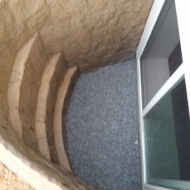 Stone Egress Window Well Maryland