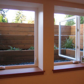 Timber Egress Window Wells Maryland