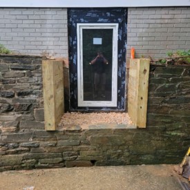 Egress Window Installation in Chevy Chase with Custom Window Well