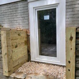 Egress Window Installation in Chevy Chase with Custom Window Well
