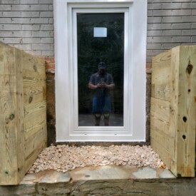 Egress Window Installation in Chevy Chase with Custom Window Well