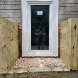 Egress Window Installation in Chevy Chase with Custom Window Well