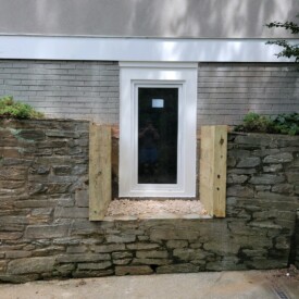 Egress Window Installation in Chevy Chase with Custom Window Well