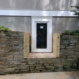 Egress Window Installation in Chevy Chase with Custom Window Well